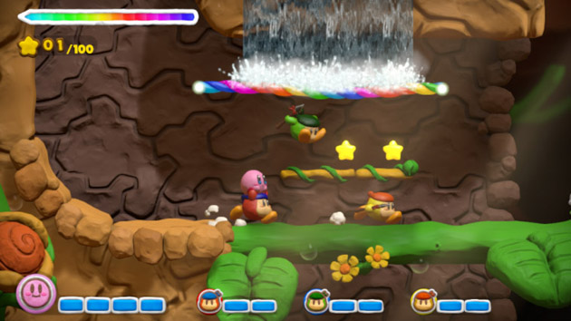 Kirby Pincel Arcoiris WiiU Nintenbit Multi copia